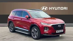 Red Used 2019 Hyundai Santa Fe Premium SE SUV | £23,954 (Fair price)