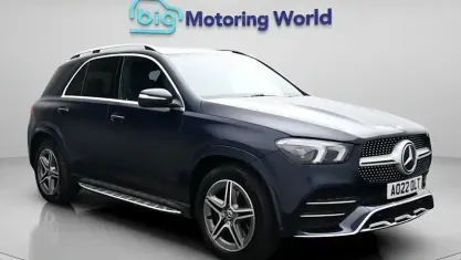 Used Mercedes GLE300 AMG line 272 HP (200 kW) 2022 Blue SUV