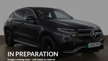 Used Mercedes EQC400 AMG line 300 kW (408 HP) 2022 Black SUV