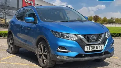 Used Nissan Qashqai N-Connecta 131 HP (96 kW) 2018 Blue SUV