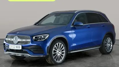 Used Mercedes GLC220 AMG line 194 HP (142 kW) 2022 Blue SUV