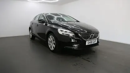 Used Volvo V40 Inscription 122 HP (89 kW) 2018 Black Hatchback