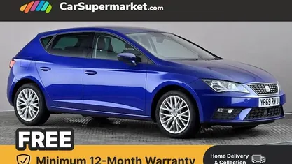 Used Seat Leon SE Dynamic 131 HP (96 kW) 2019 Blue Hatchback