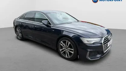 Used Audi A6 S-Line 204 HP (150 kW) 2023 Blue Sedan