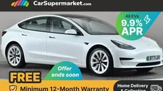 White Used 2021 Tesla Model 3 Standard Range Sedan | £18,997 (Fair price)