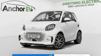Used Smart ForTwo Electric Drive Prime Exclusive 60 kW (82 HP) 2020 White Cabriolet