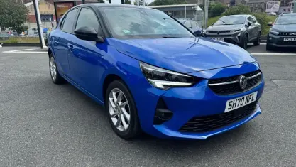 Used Vauxhall Corsa SRi 101 HP (74 kW) 2020 Blue Hatchback