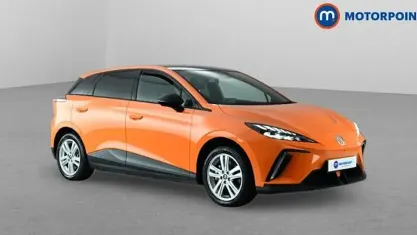 Used MG MG4 EV Trophy 150 kW (204 HP) 2023 Orange Hatchback