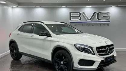 Käytetty Mercedes GLA220 AMG line 177 HP (130 kW) 2016 Valkoinen Katumaasturi