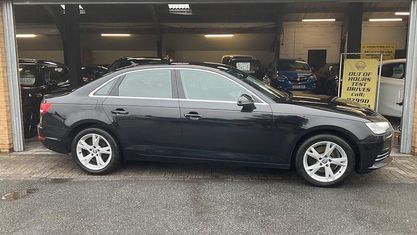 Używany Audi A4 Sport 150 KM (110 kW) 2017 Czarny Sedan/Limuzyna
