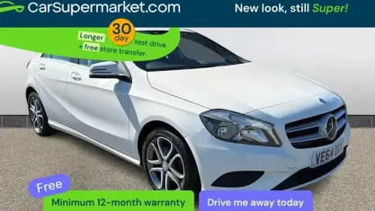 Begagnad Mercedes A180 122 HK (89 kW) 2014 Vit Halvkombi
