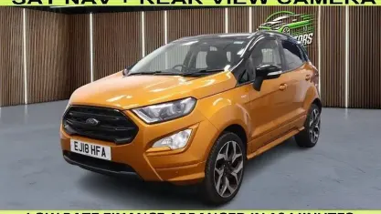 Used Ford Ecosport ST-Line 140 HP (102 kW) 2018 Orange SUV