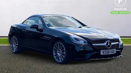 Used Mercedes SLC300 AMG line 245 HP (180 kW) 2018 Black Cabriolet