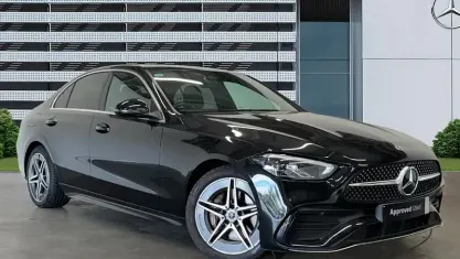 Used Mercedes C200 AMG line 204 HP (150 kW) 2025 Black Sedan