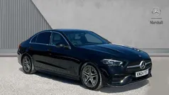 Black Used 2024 Mercedes C200 AMG line Sedan | £33,121 (Fair price)