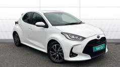 White Used 2023 Toyota Yaris Hybrid Design Hatchback | £16,427 (Fair price)