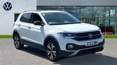Pure white Used 2023 VW T-Cross Black Edition SUV | £17,311 (Fair price)