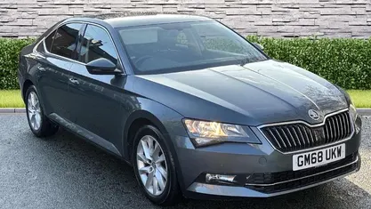 Used Skoda Superb SE Technology 150 HP (110 kW) 2019 Grey Hatchback