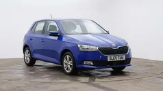 Energy blue Used 2021 Skoda Fabia SE Hatchback | £10,495 (Fair price)