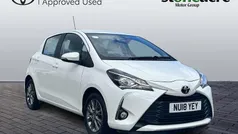 White Used 2018 Toyota Yaris Hatchback | £10,750 (Fair price)