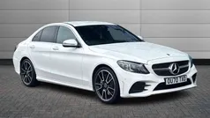White Used 2020 Mercedes C300 AMG Line Premium Sedan | £22,063 (Fair price)