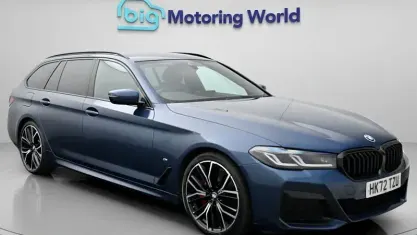 Begagnad BMW 520 M Sport 190 HK (139 kW) 2022 Blå Kombi