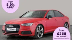 Red Used 2018 Audi A4 Black Edition Sedan | £14,983 (Fair price)