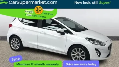 Second-hand Ford Fiesta Titanium 125 CP (91 kW) 2019 Alb Hatchback