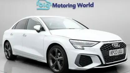 Used Audi A3 S-Line 150 HP (110 kW) 2023 White Sedan