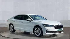 Pure white New 2025 Skoda Superb SE L Hatchback | £31,600 (Fair price)