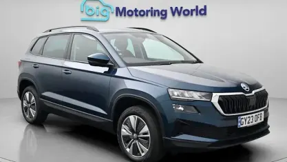 Used Skoda Karoq SE Drive 110 HP (80 kW) 2023 Blue SUV