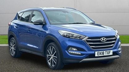 Używany Hyundai Tucson GO! 116 KM (85 kW) 2018 Niebieski SUV
