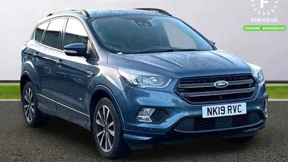 Blue Used 2019 Ford Kuga ST-Line SUV | £13,399 (Good price)