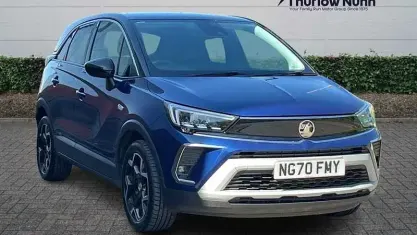 Used Vauxhall Crossland Elite 131 HP (96 kW) 2021 Blue SUV