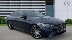 Blue Used 2022 Mercedes E200 AMG line Sedan | £32,389 (Fair price)