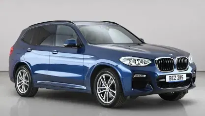 Used BMW X3 M Sport 265 HP (194 kW) 2018 Blue SUV