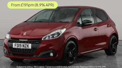Used 2019 Peugeot 208 GT-line Hatchback | £9,570 (Fair price)