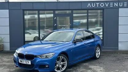 Used BMW 330 M Sport 258 HP (189 kW) 2017 Blue Sedan