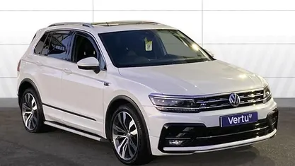 White Used 2019 VW Tiguan R-line SUV | £21,162 (Fair price)