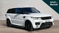White Used 2017 Land Rover Range Rover Sport HSE Dynamic SUV | £28,379 (Fair price)