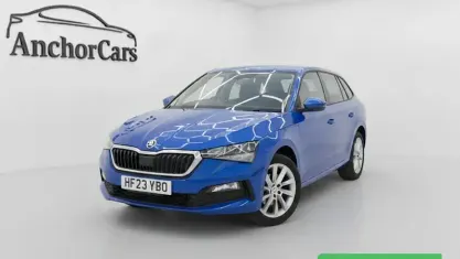 Used Skoda Scala SE L 110 HP (80 kW) 2023 Blue Hatchback
