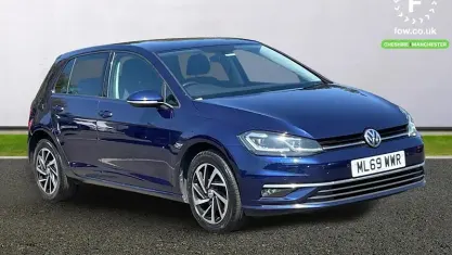 Used VW Golf VII Edition 116 HP (85 kW) 2019 Blue Hatchback