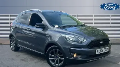 Begagnad Ford Ka Plus Active 86 HK (63 kW) 2018 Grå Halvkombi