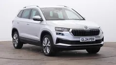 Brilliant silver metallic Used 2024 Skoda Karoq SE L SUV | £21,000 (Fair price)