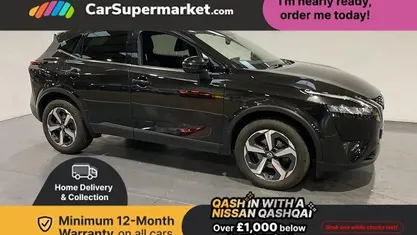 Black Used 2022 Nissan Qashqai N-Connecta SUV | £17,597 (Fair price)