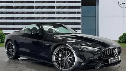 Black Used 2023 Mercedes SL43 AMG Premium Plus Cabriolet | £71,500 (Good price)