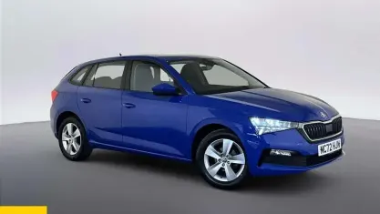 Used Skoda Scala SE 95 HP (69 kW) 2023 Blue Hatchback