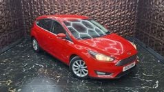 Red Used 2016 Ford Focus Titanium Hatchback | £4,499 (Fair price)