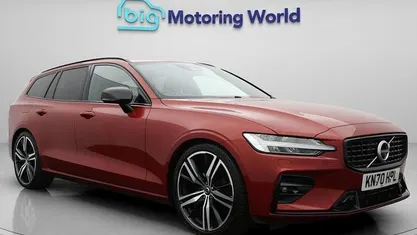 Used Volvo V60 R-Design 190 HP (139 kW) 2020 Red Estate