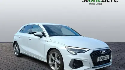 Used Audi A3 Sportback S-Line 150 HP (110 kW) 2024 White Hatchback